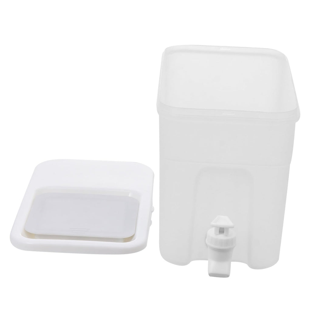 White PP Water Jug with Faucet U871308