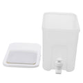 White PP Water Jug with Faucet U871308