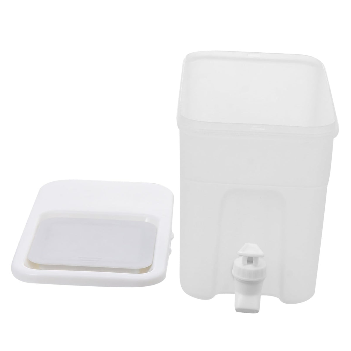 White PP Water Jug with Faucet U871308