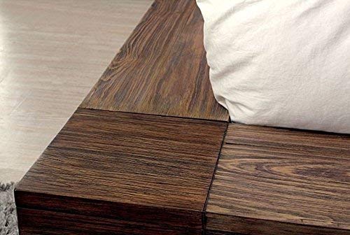 California King Walnut Platform Bed K738
