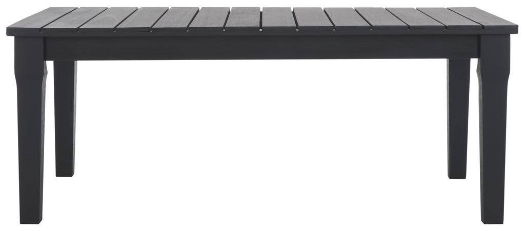 Black Solid Wood Coffee Table T519