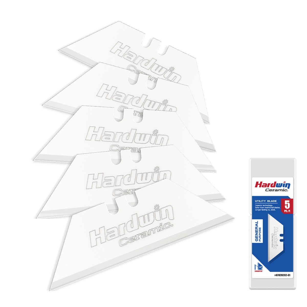 5-Pack Zirconia Ceramic Utility Knife Blades E811
