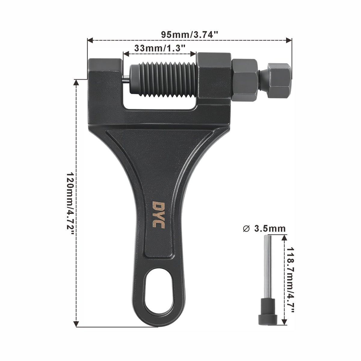 Chain Breaker Tool with 2 Replaceable Cutting Pins X247037