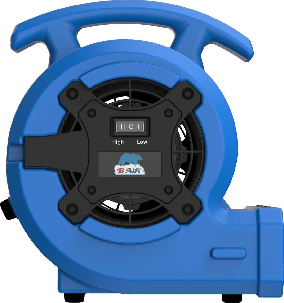 1/8 HP Air Mover Floor Fan, 2 Speeds, Blue Y509846