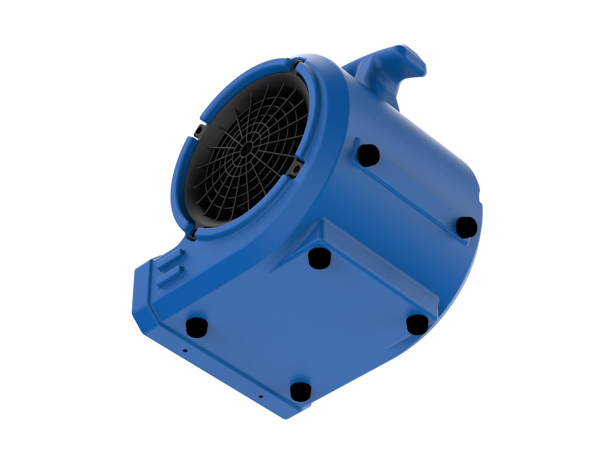 1/8 HP Air Mover Floor Fan, 2 Speeds, Blue Y509846