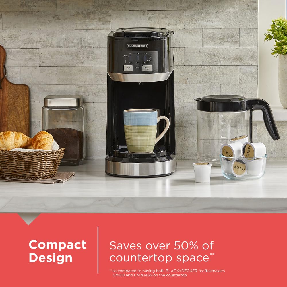 Single-Serve & Carafe Coffee Maker I481