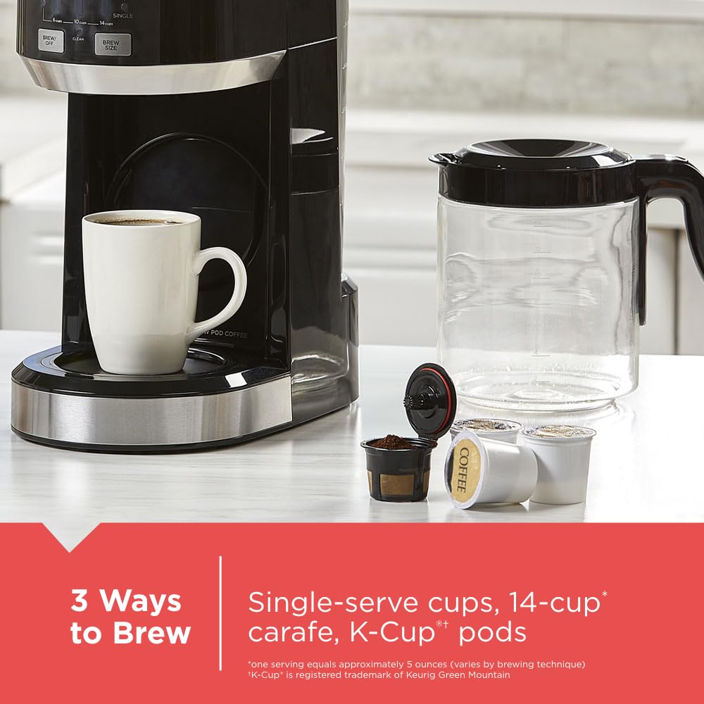 Single-Serve & Carafe Coffee Maker I481