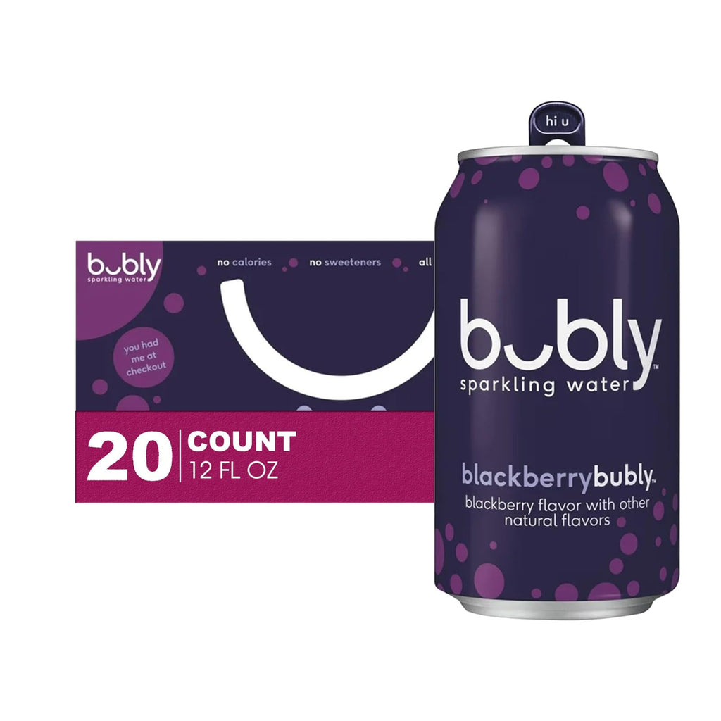 Blackberry Flavored Sparkling Water 20-Pack 12 fl oz Aluminum Can K780
