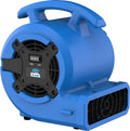 1/8 HP Air Mover Floor Fan, 2 Speeds, Blue Y509846