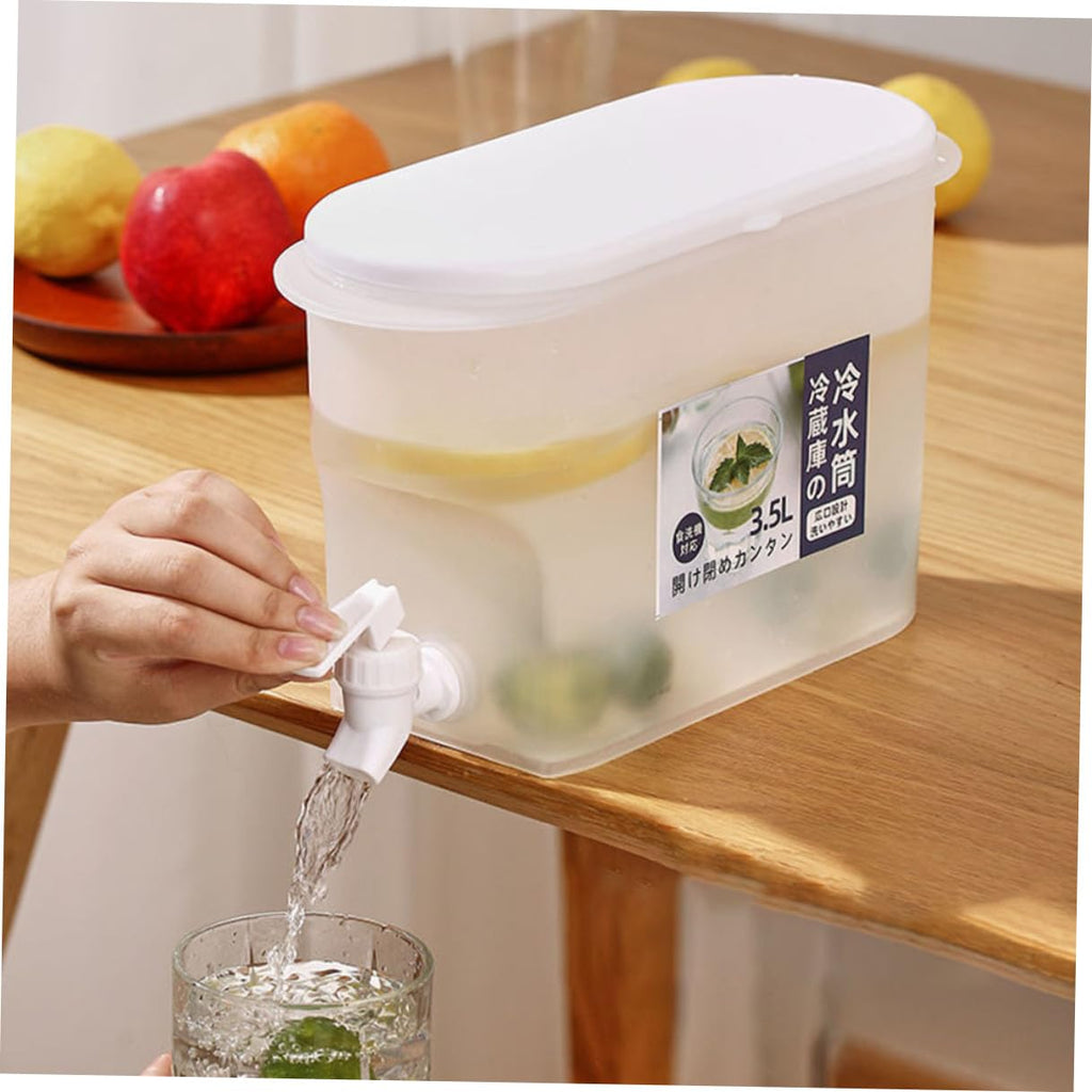 Fridge Water Jug 3.5l PP Drink Dispenser with Faucet G70441
