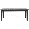 Black Solid Wood Coffee Table T519