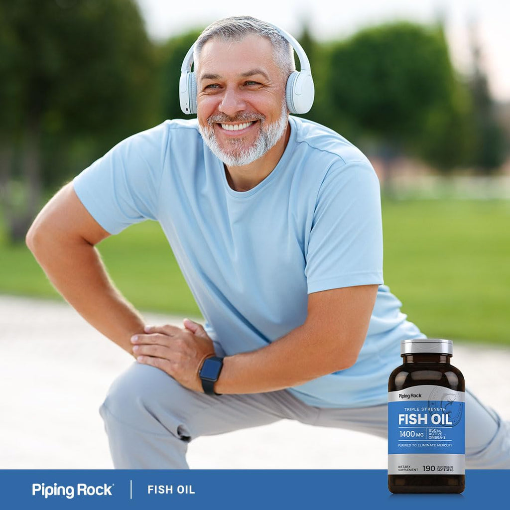Fish Oil Omega 3 1400 mg 190 Softgels L979