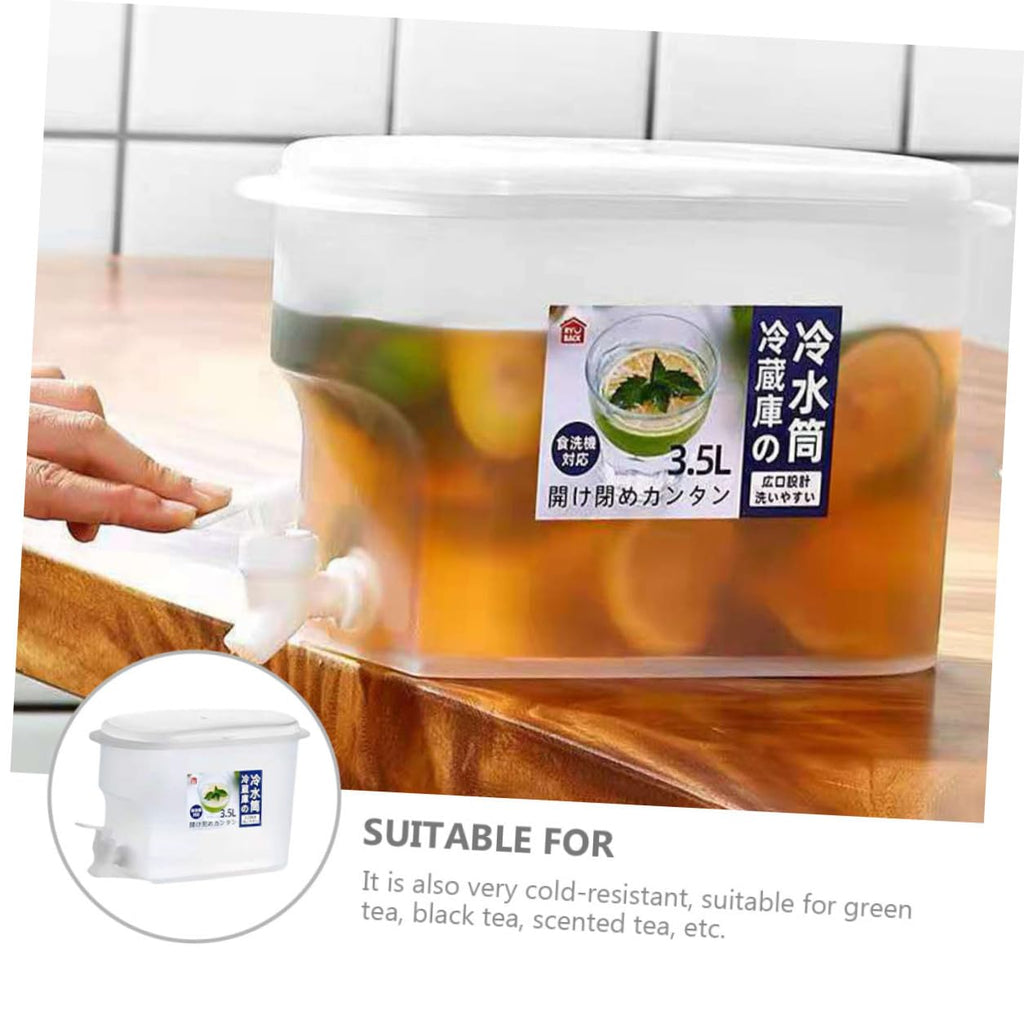 Fridge Water Jug 3.5l PP Drink Dispenser with Faucet G70441