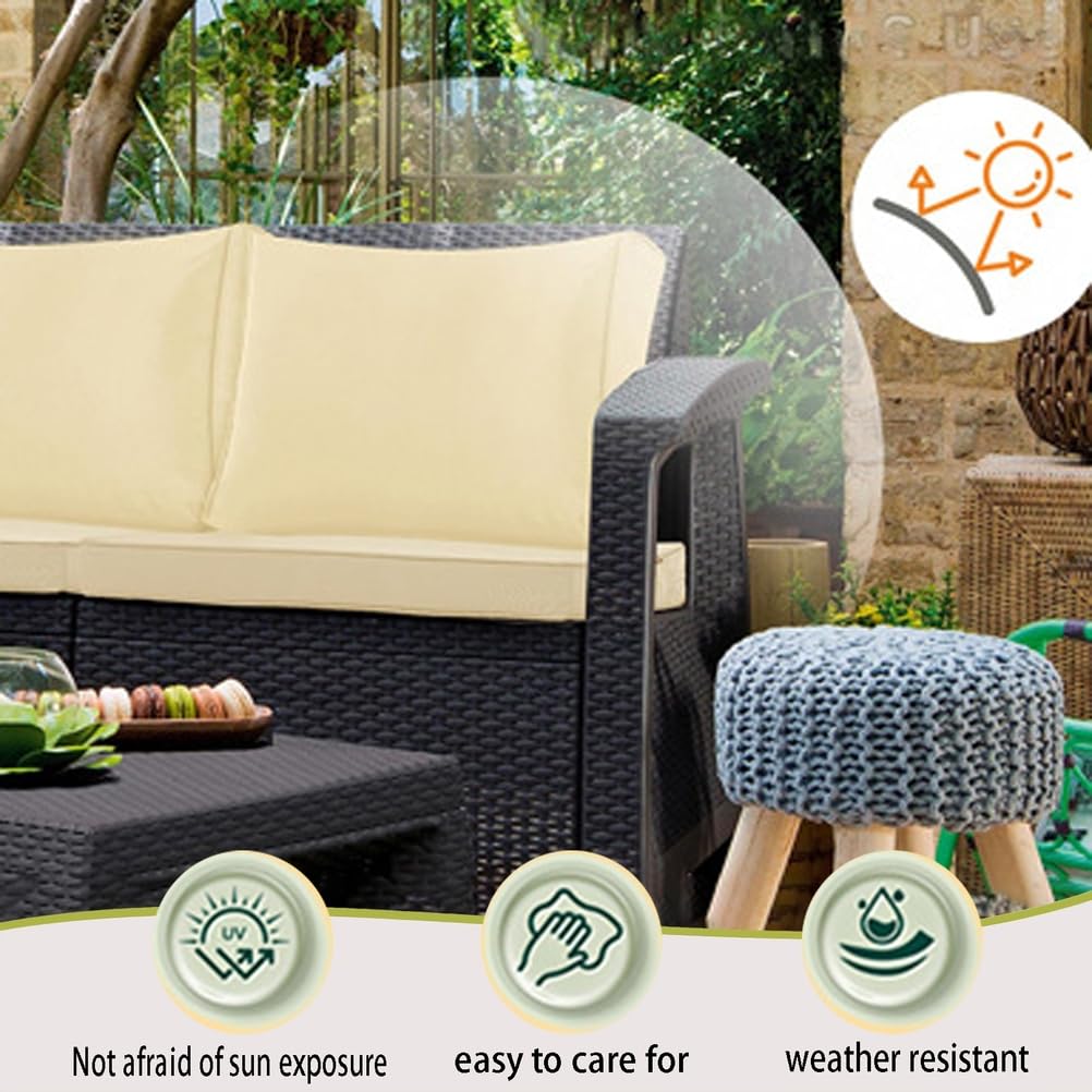 14-Piece Light Blue Outdoor Replacement Cushions I54229