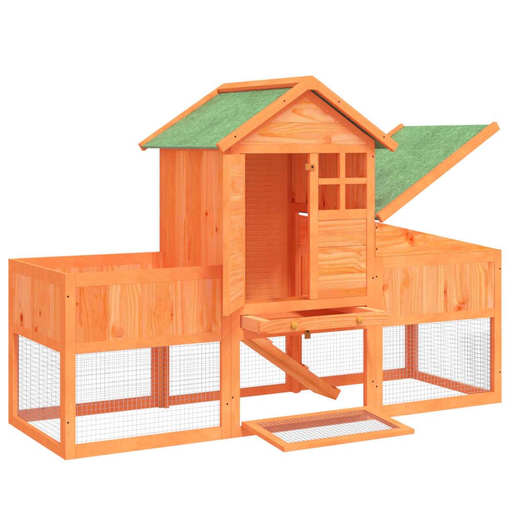 2-Tier Wooden Rabbit Hutch I622