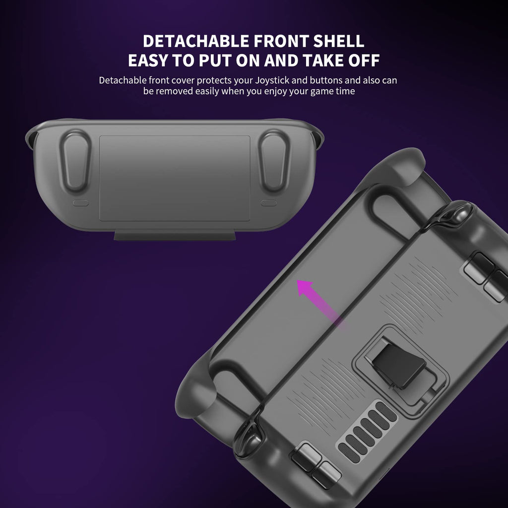 Ultra Slim TPU Protective Case with Front Cover for Steam Deck/OLED V604