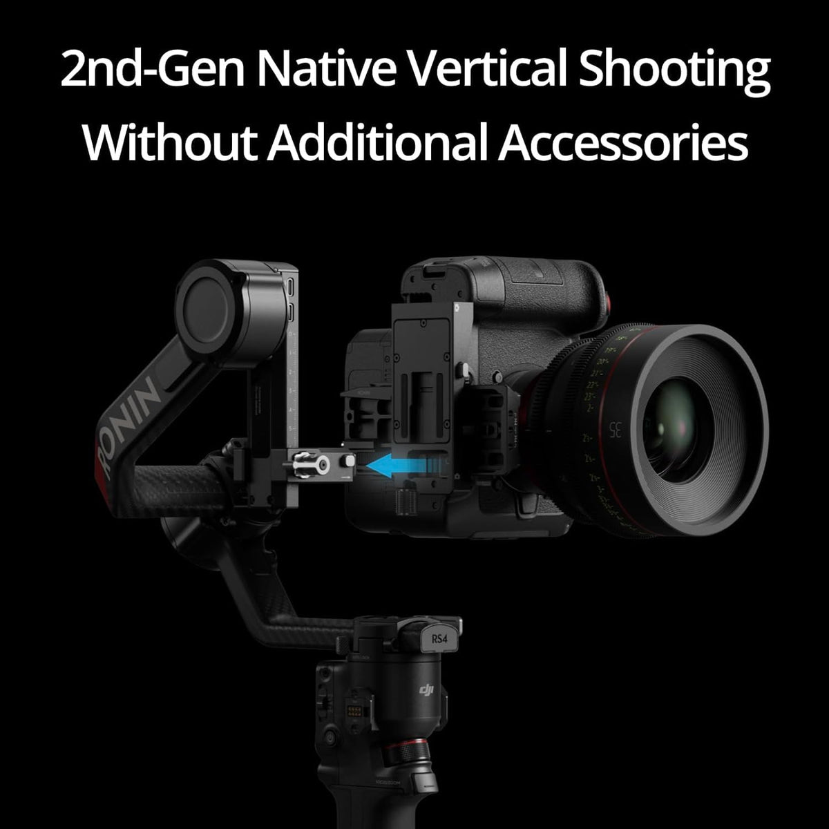 3-Axis Gimbal Stabilizer with Image Transmitter, Focus Pro Motor, Shotgun Microphone D24773