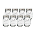 Regular Mouth Pint Glass Mason Jars, 16oz, 8-Count I88439