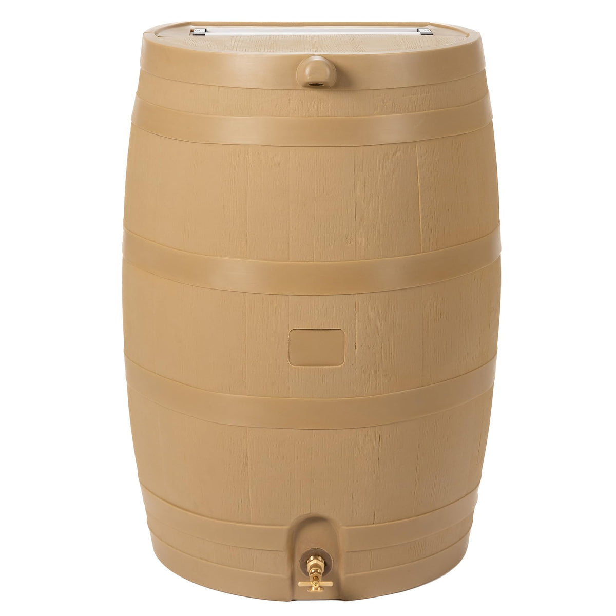 50-Gallon Rain Water Collection Barrel with Brass Spigot N877468