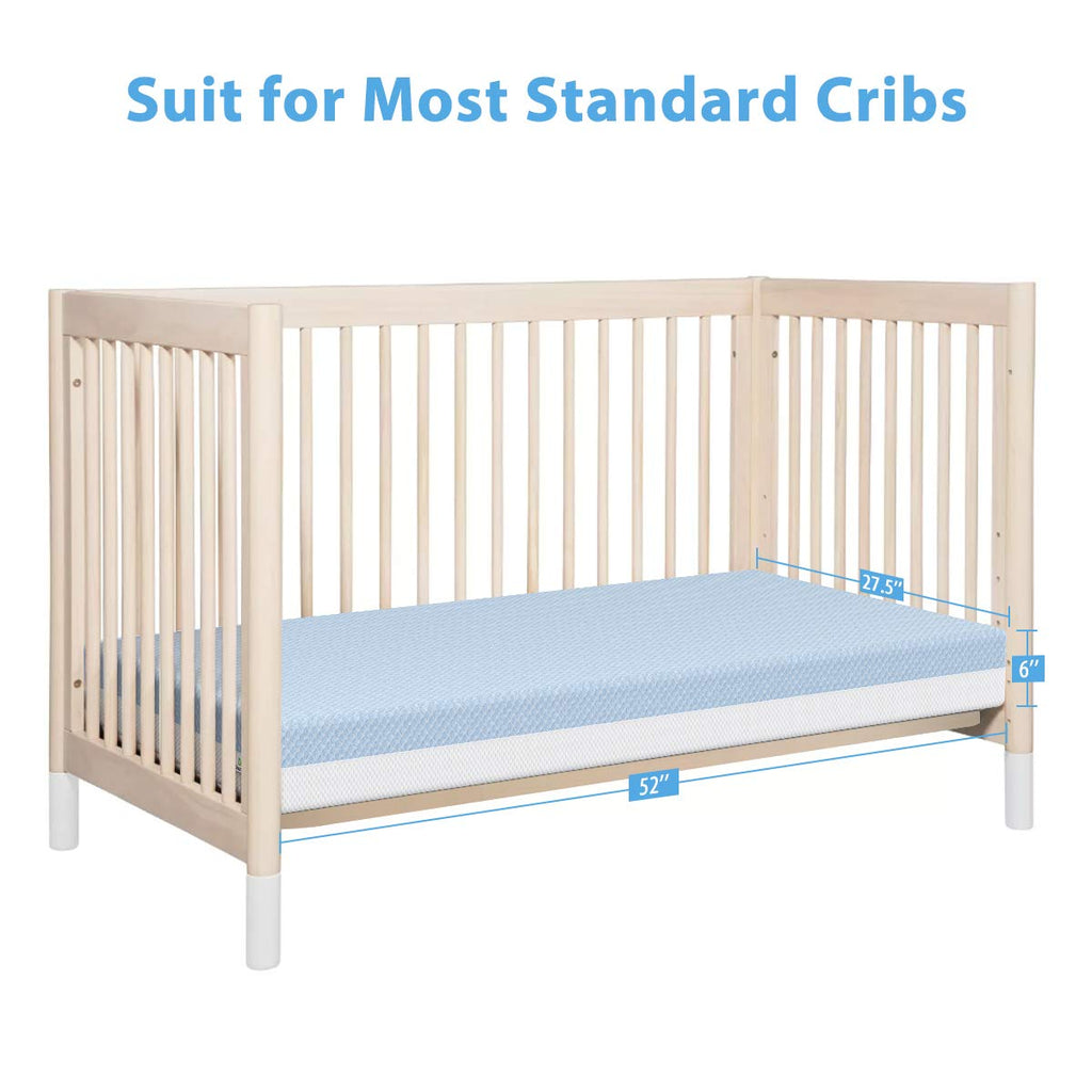 Dual Sided Gel Memory Foam Crib Mattress H360