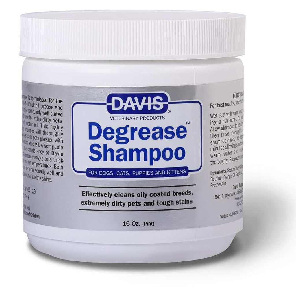 Dog Cat Puppy Kitten DeGreaser Shampoo or Paste 16 oz U4169