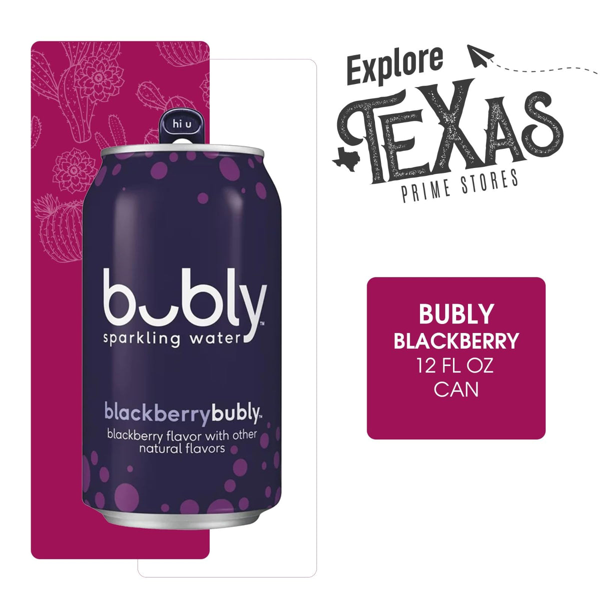 Blackberry Flavored Sparkling Water 20-Pack 12 fl oz Aluminum Can K780