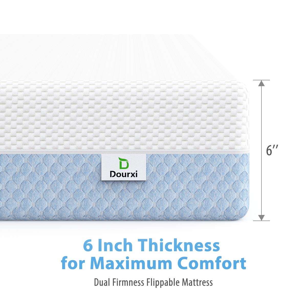 Dual Sided Gel Memory Foam Crib Mattress H360