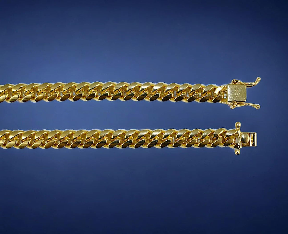 14K Yellow Gold Miami Cuban Chain 2mm-16mm Z794