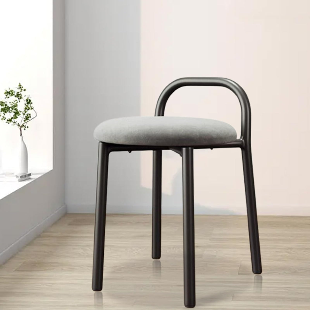 Grey 22in Stacking Metal Bar Stools R880673