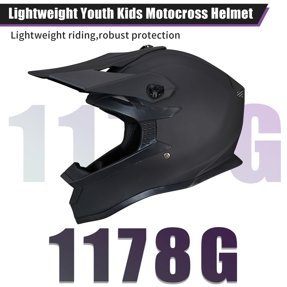 Youth Full Face Motocross Helmets Set Q6485