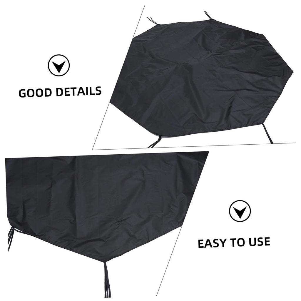 Sunproof Waterproof Dog Playpen Roof Cover Black I3648