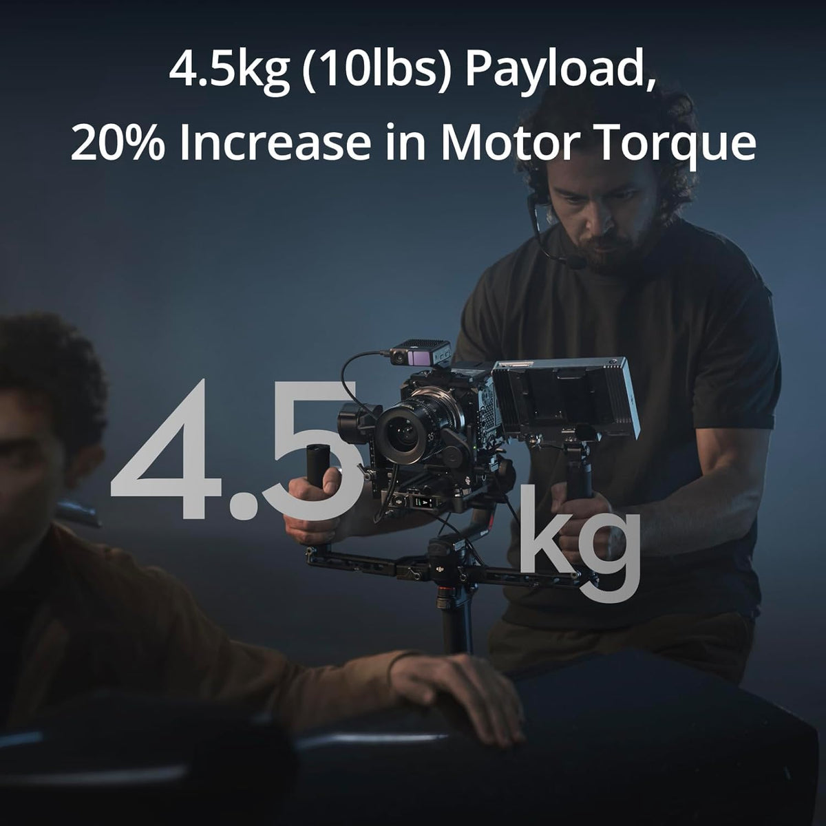 3-Axis Gimbal Stabilizer with Image Transmitter, Focus Pro Motor, Shotgun Microphone D24773