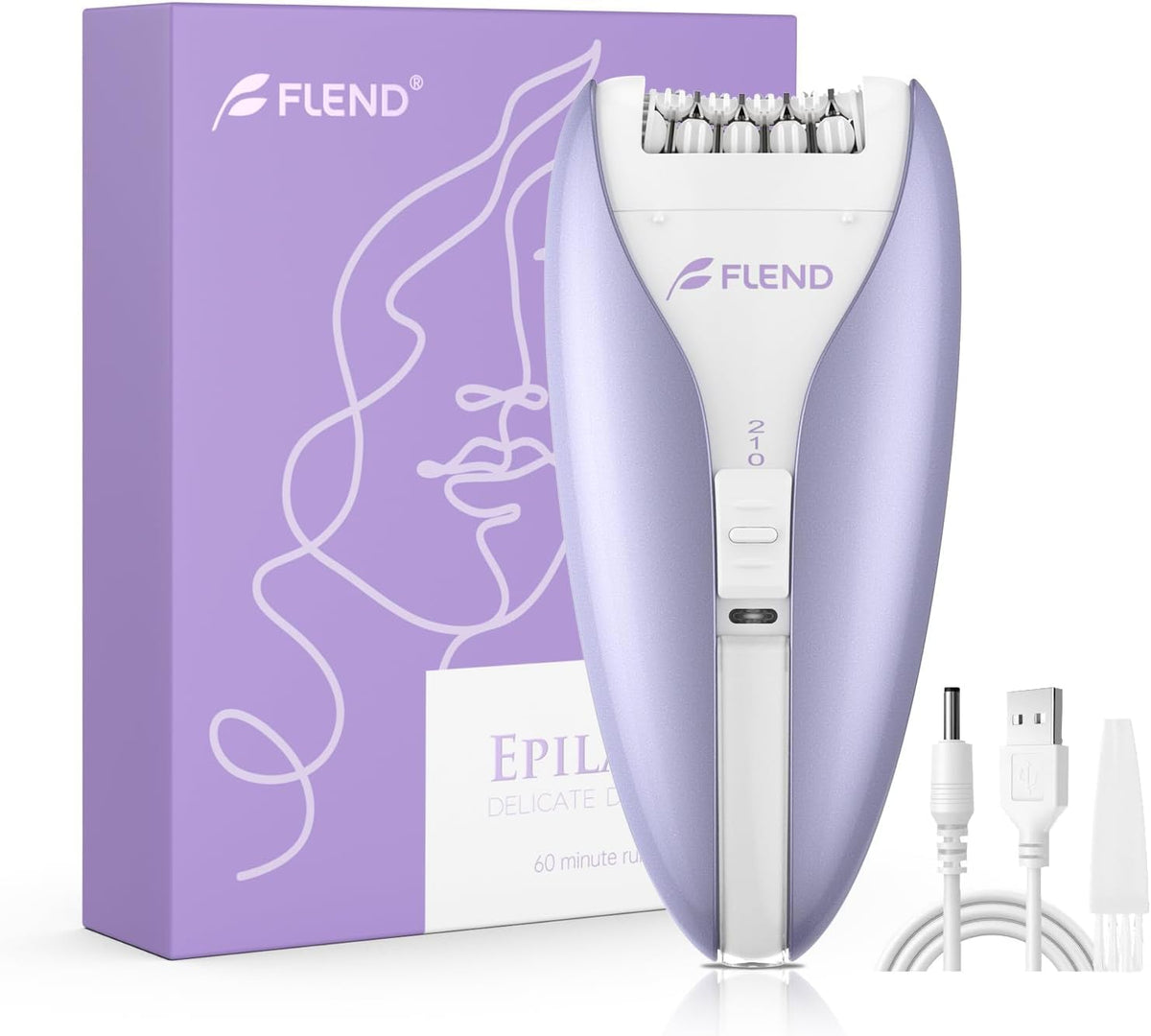 2-Speed Facial & Body Hair Remover U230212