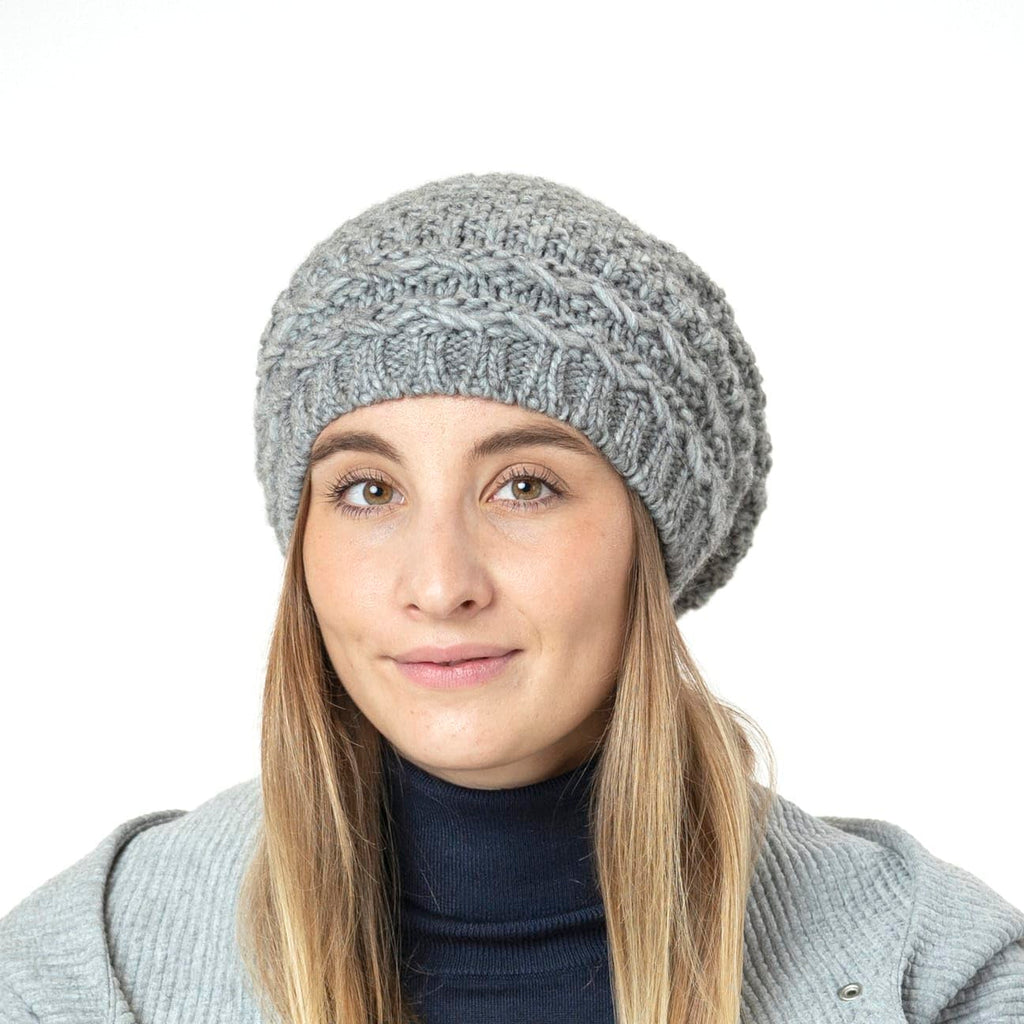 Oversize Knit Hat N6356