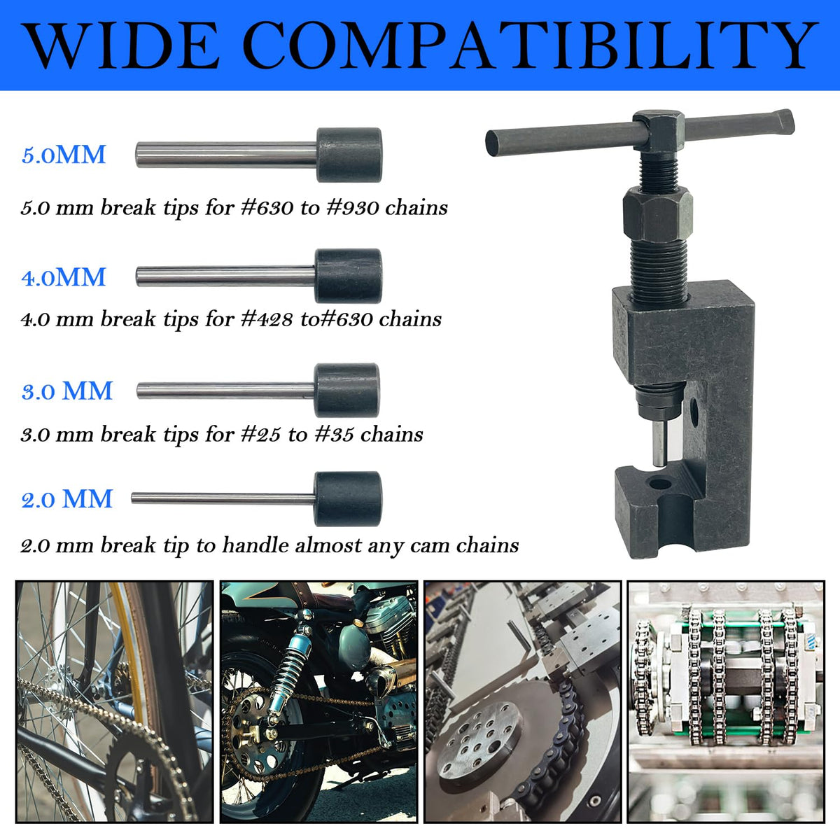 16-Piece Motorcycle Chain Breaker Set U967