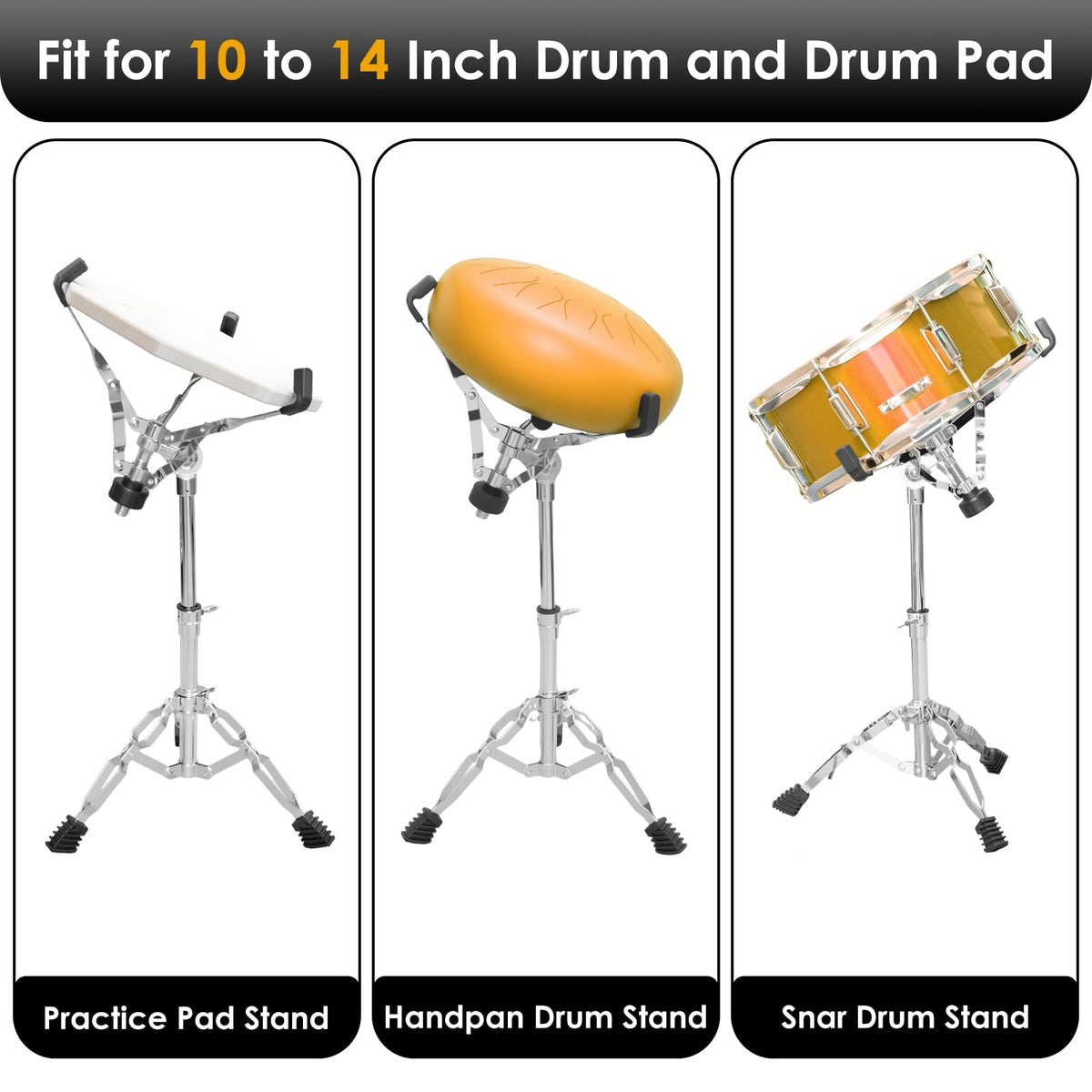 Adjustable Tripod Snare Drum Stand U84373