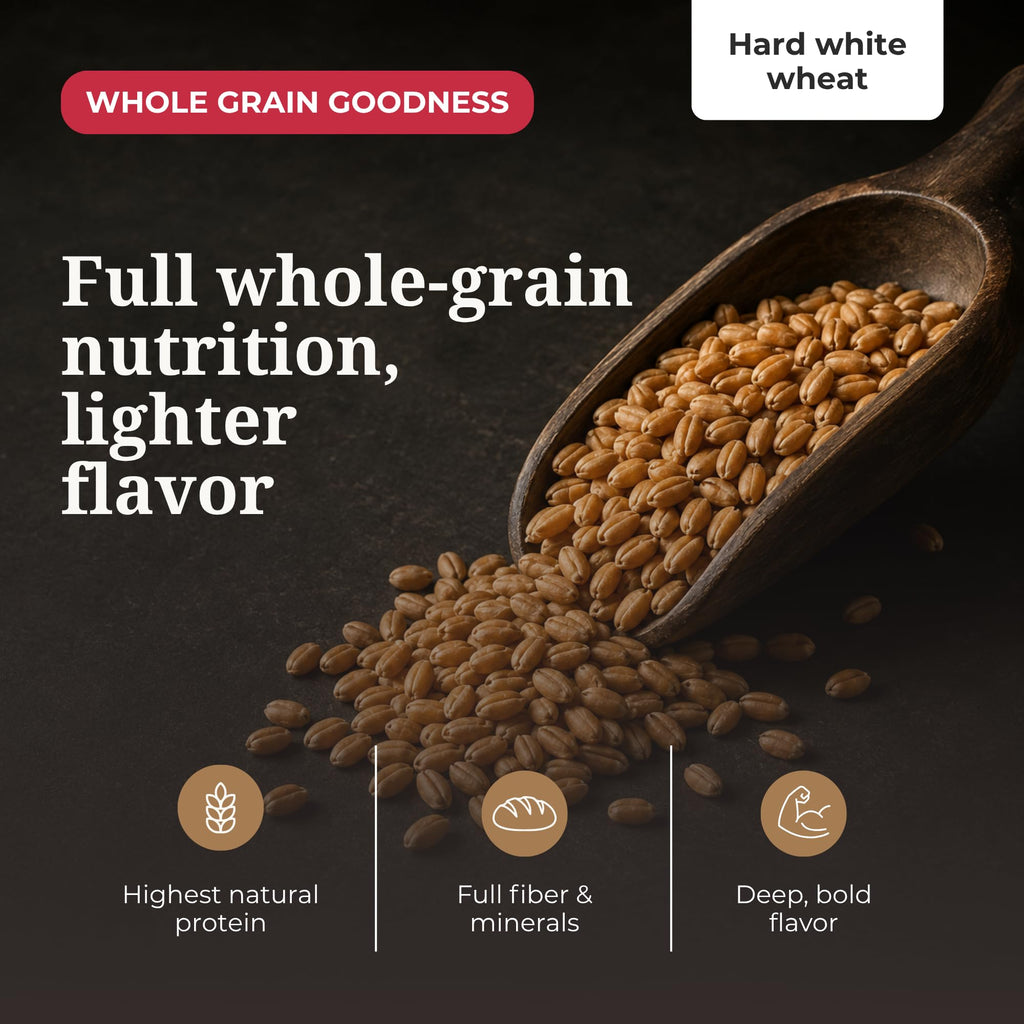 White Wheat Berries 25 lb Bucket G296