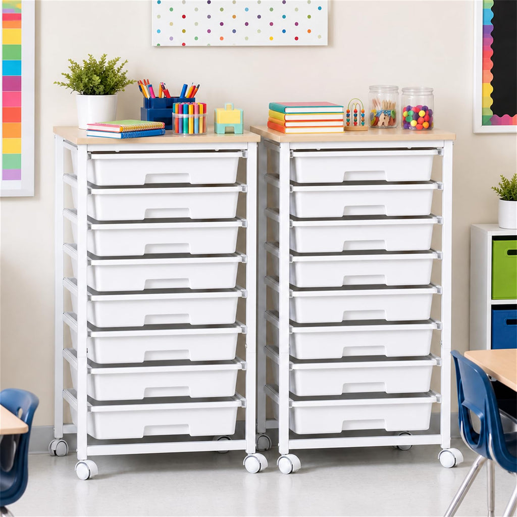 Rolling Cart with 8 Drawers A63673
