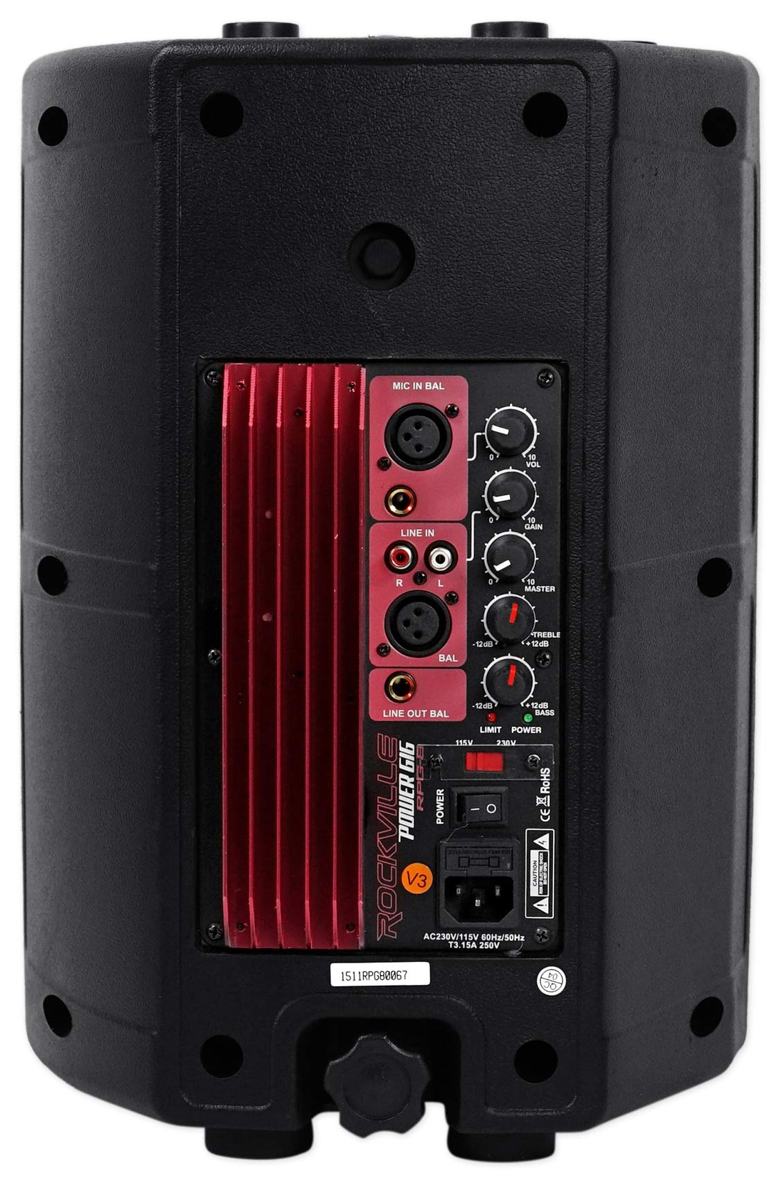8" Powered PA Speaker System 2-Pack D29576