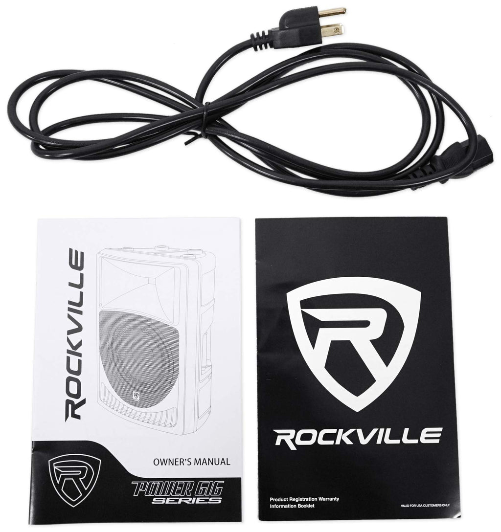 8" Powered PA Speaker System 2-Pack D29576