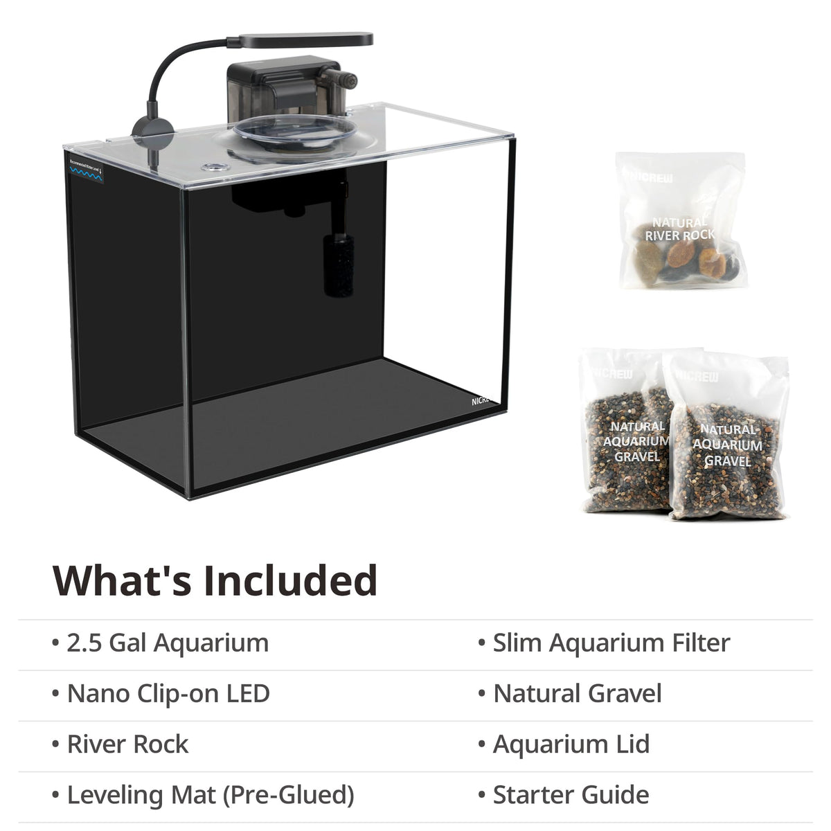 2.5 Gallon Aquarium Kit D86515