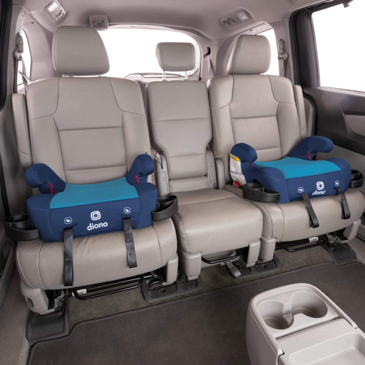 Backless Belt-Positioning Booster Car Seat, 1 Pink & 1 Blue, 40-120 lbs I555378