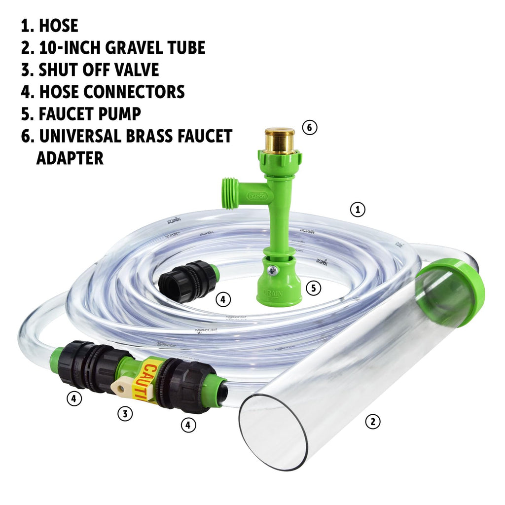 Aquarium Maintenance System, Gravel Cleaner and Water Changer, 25 Foot M7135