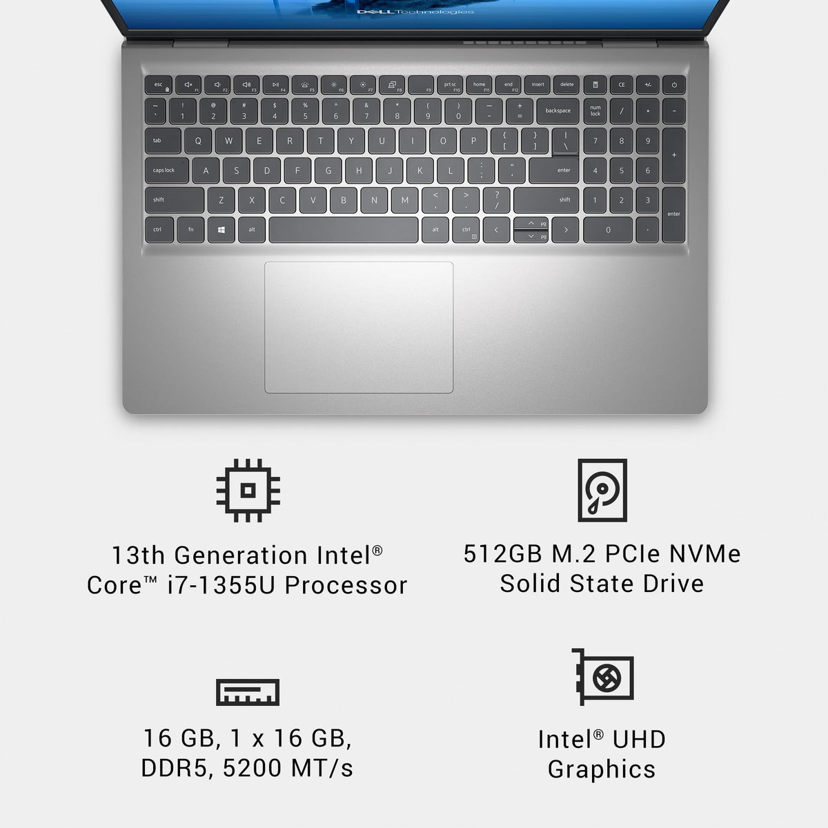 15.6 FHD Laptop Intel Core i7 16GB RAM Windows 11 Home P603148