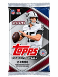 2026 Topps Football Mega Pack -15 Cards Per Pack D676370