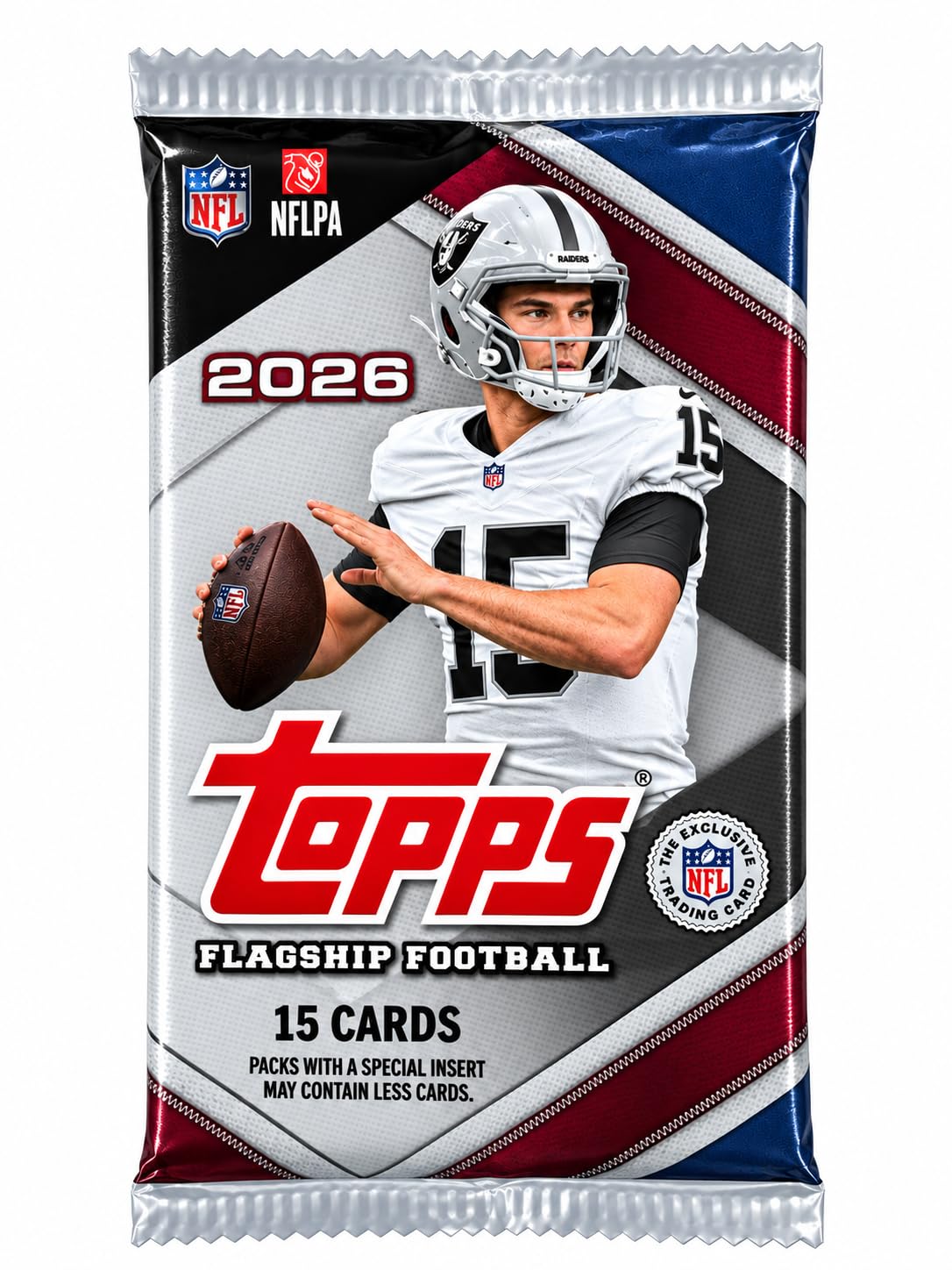 2026 Topps Football Mega Pack -15 Cards Per Pack D676370