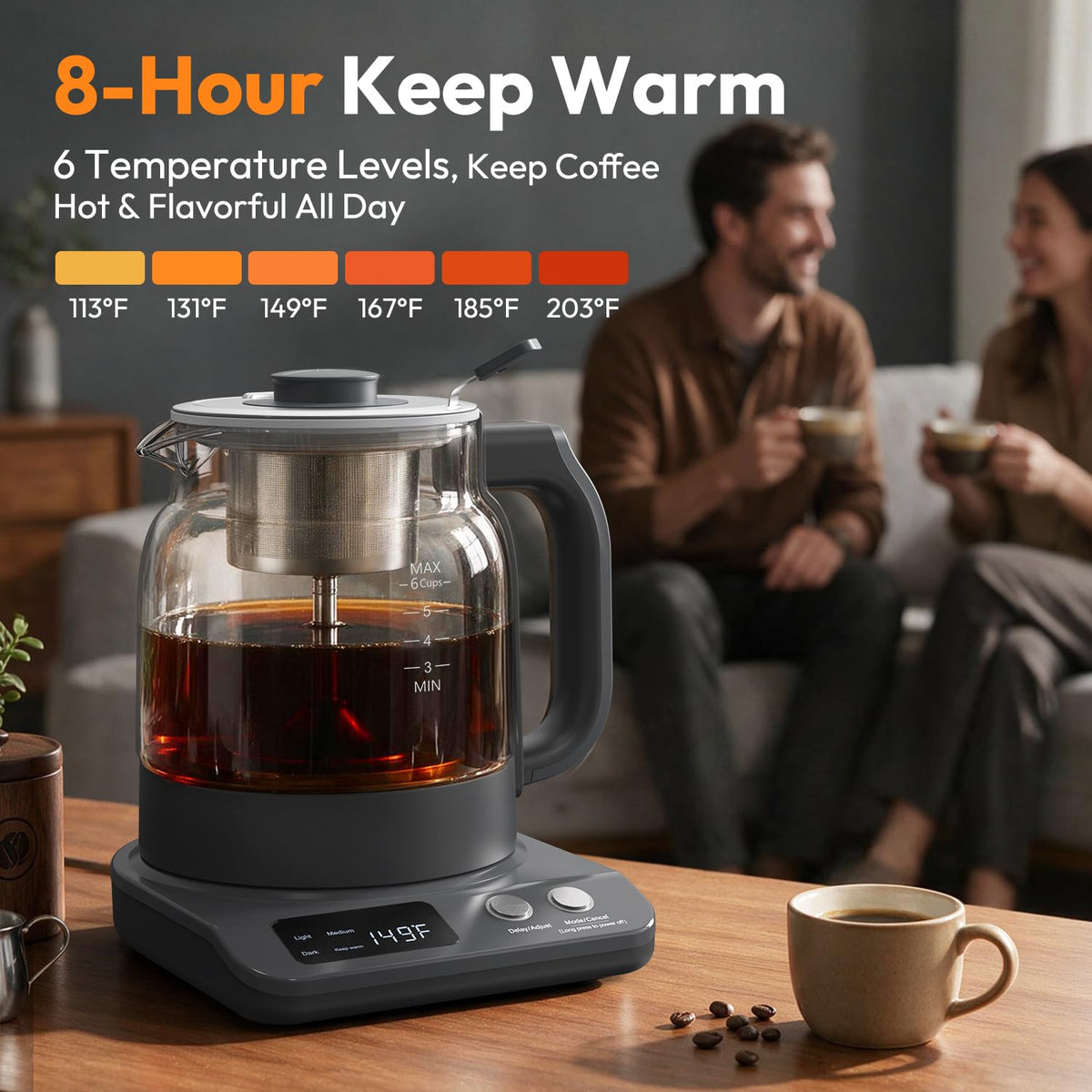 Electric Percolator Coffee Pot C915