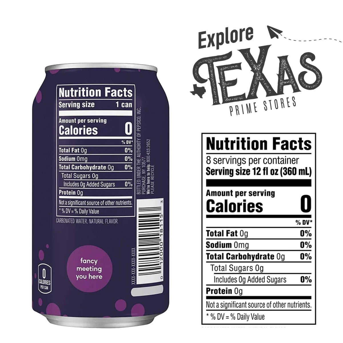 Blackberry Flavored Sparkling Water 20-Pack 12 fl oz Aluminum Can K780