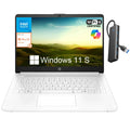 14 Inch Laptop, Intel Celeron N4500, 4GB RAM, 128GB Storage, Windows 11 S, Snowflake White B2668