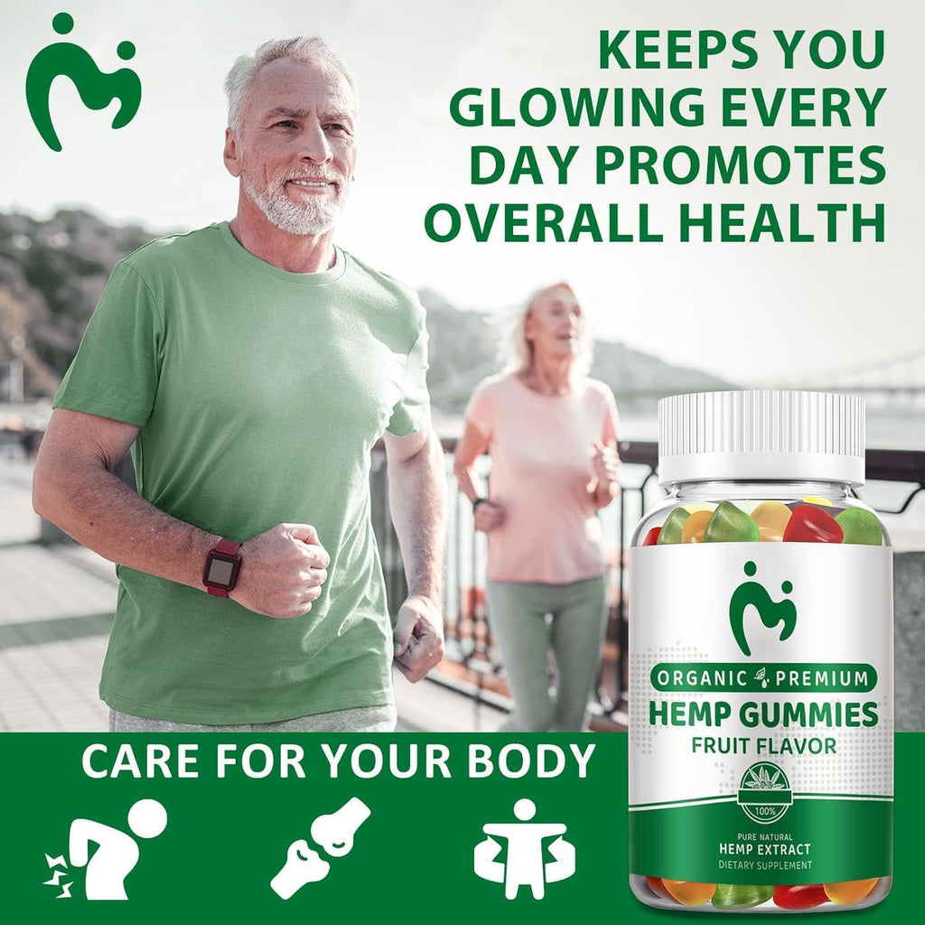 Hemp Gummies Extra Strength Vegan Low Sugar 3 Pack U32272
